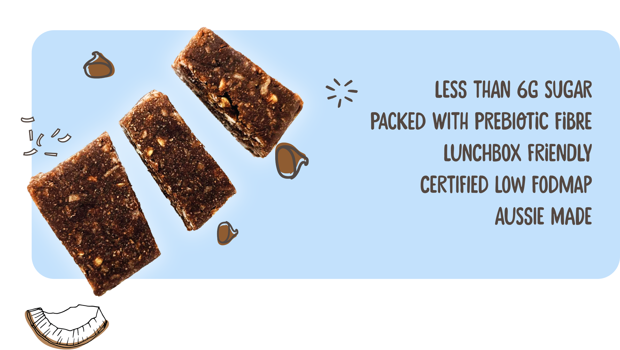 Lamington Buddies Bars (12x 30g) ingredient