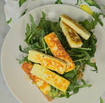 Avocado Halloumi Maple Toast