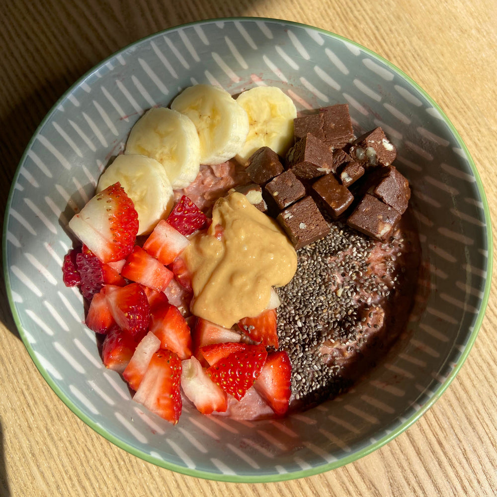 Gut Friendly Strawberry Oatmeal