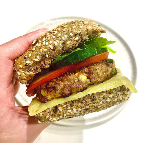 Mediterranean Inspired Turkey Burgers