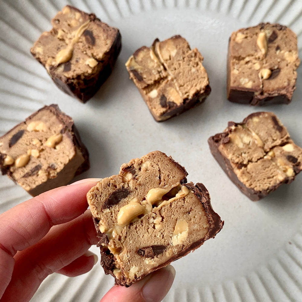 High Protein Peanut Choc Bites