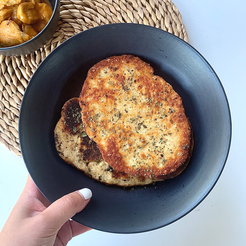 4 Ingredient Garlic Naan