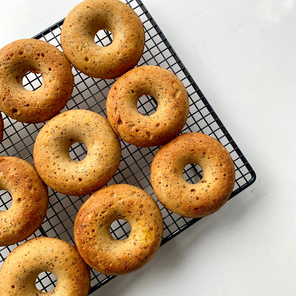 Orange & Poppyseed Donuts