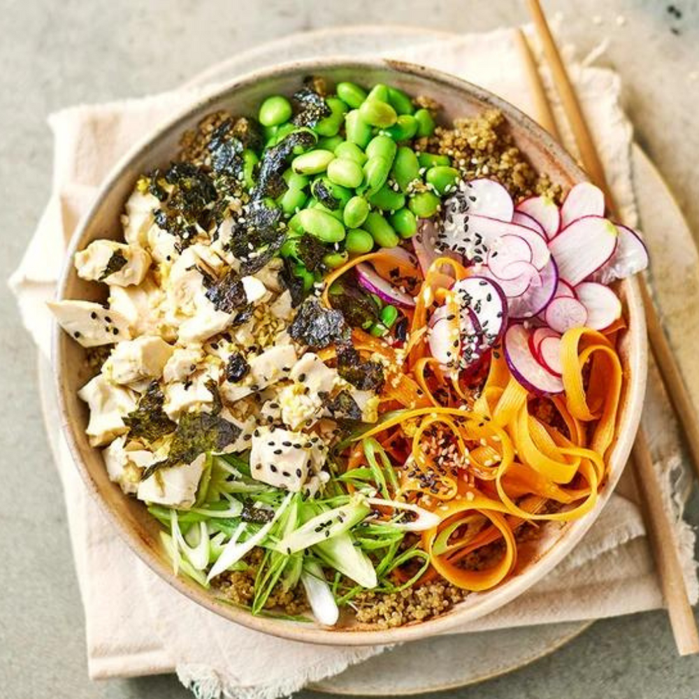 Ponzu Tofu Poke Bowl