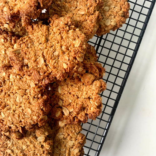 Healthy FODMAP Friendly Anzac Biscuits