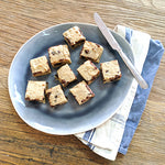 Banana Peanut Choc Chip Slice