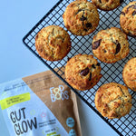 Glowing Banana Choc Muffins
