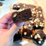 Healthy Chocolate Macadamia Brownies