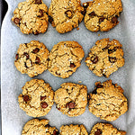 Low FODMAP Choc Chip Oat Cookies
