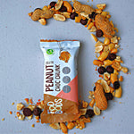 Fodbods Low Fodmap Snackbar. fodmap friendly protein bar. peanut choc chunk