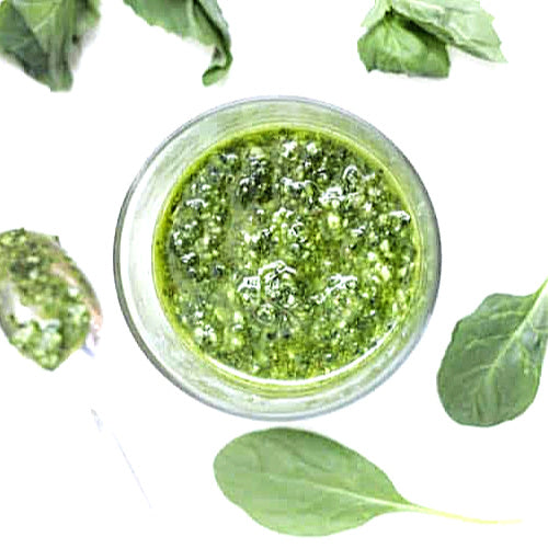 Super easy FODMAP friendly pesto