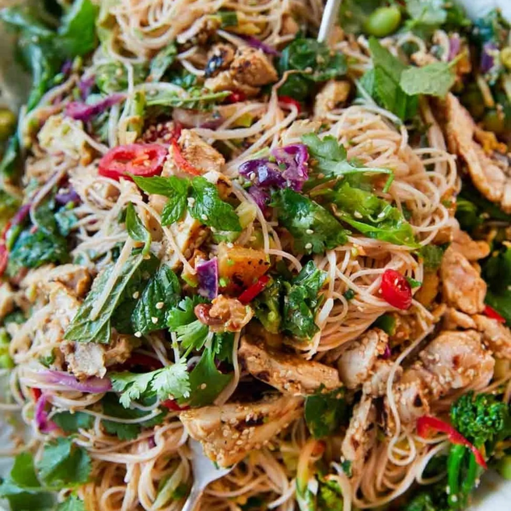 Satay Style Noodle Salad