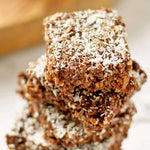 Healthy Chocolate Coconut Slice