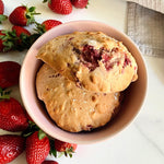 Low FODMAP Strawberry Infused Scones