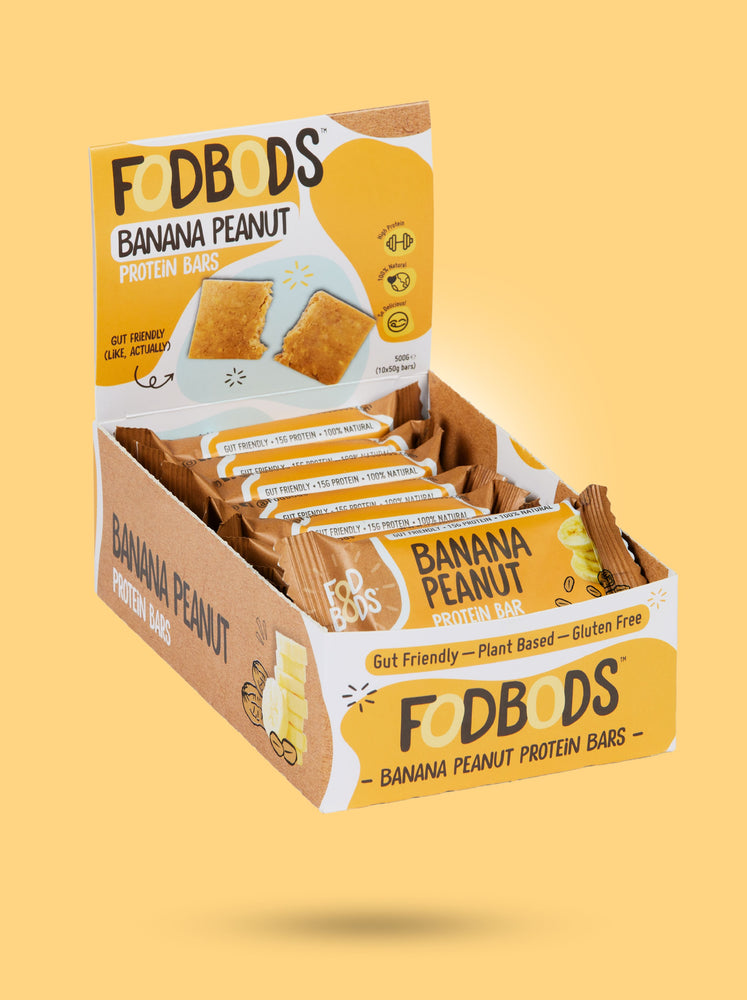 Banana Peanut Protein Bars x10