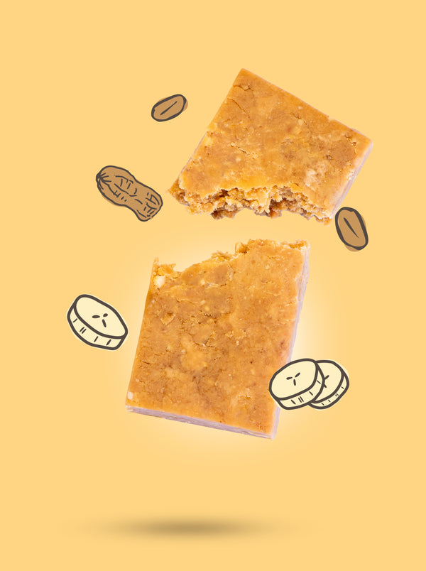 Banana Peanut Protein Bars x10