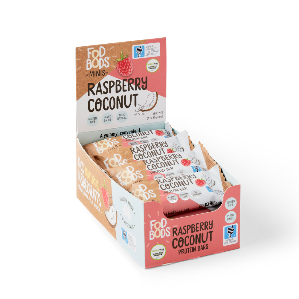 Raspberry Coconut Mini Protein Bars x12