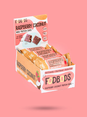 Raspberry Coconut Mini Protein Bars x12