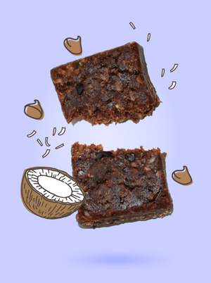 Fodbods Lamington Buddies. Natural, vegan, gluten-free, allergen-friendly.