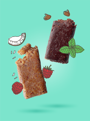 Fodbods low FODMAP snack bars. Natural, vegan, gluten-free, high protein.